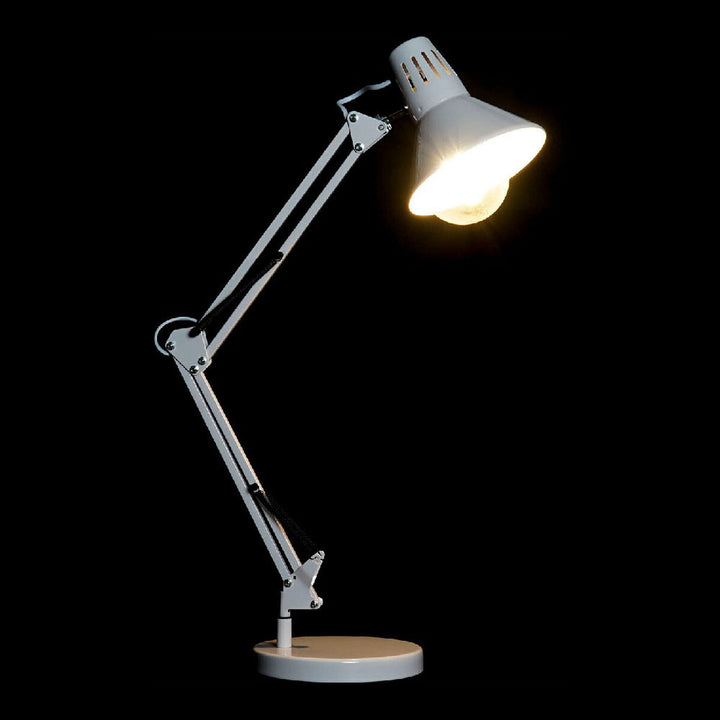 Weiße Metall Tischlampe von DKD Home Decor - homely Family Shop