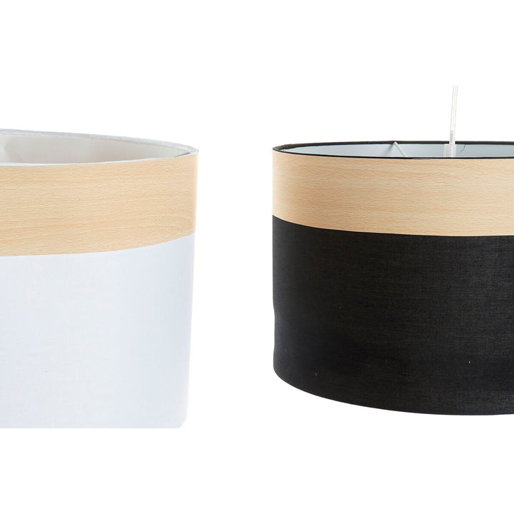 DKD Home Decor Deckenlampen: Scandi-Design in Weiß und Schwarz mit Holzoptik - homely Family Shop