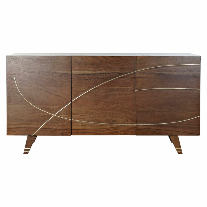 DKD Home Anrichte aus Akazienholz mit goldenem Design - homely Family Shop