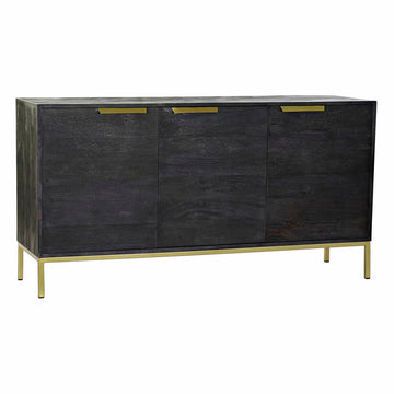 DKD Home Anrichte aus Mangoholz in Schwarz und Gold - homely Family Shop