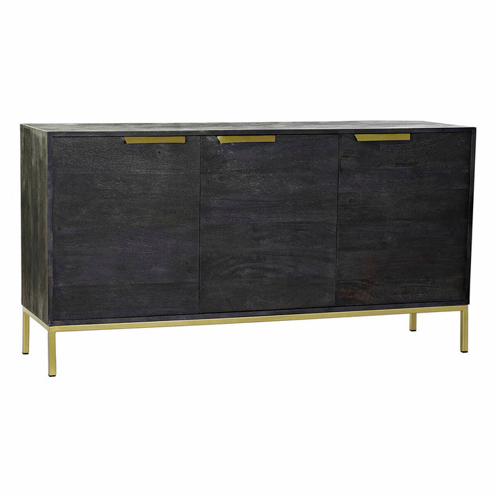 DKD Home Anrichte aus Mangoholz in Schwarz und Gold - homely Family Shop