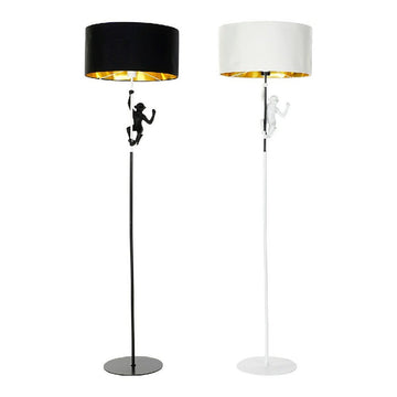 DKD Home Stehlampen in Schwarz-Gold und Weiß mit Kletterfiguren - homely Family Shop