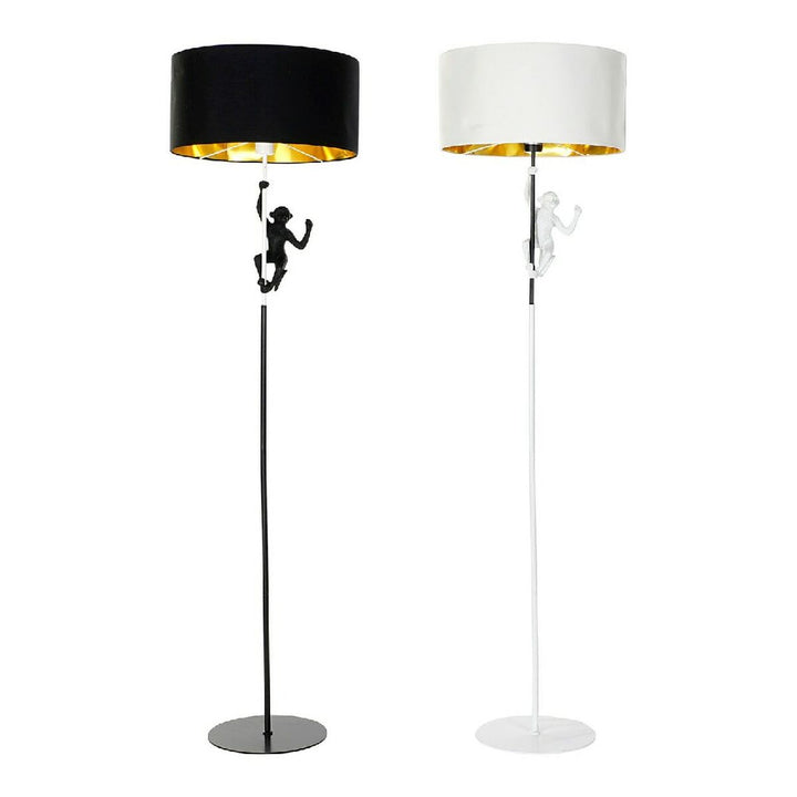 DKD Home Stehlampen in Schwarz-Gold und Weiß mit Kletterfiguren - homely Family Shop