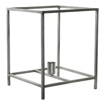 DKD Home Decor Tischlampe aus Metall, dunkelgrau. - homely Family Shop