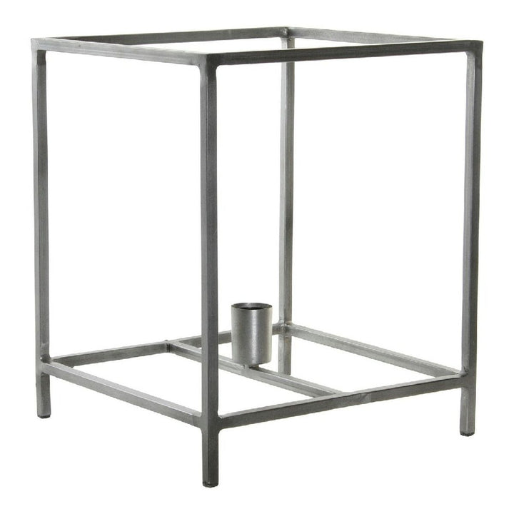 DKD Home Decor Tischlampe aus Metall, dunkelgrau. - homely Family Shop