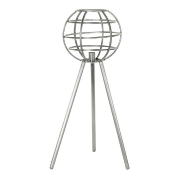 DKD Home Tischlampe mit Kugel und Metallgestell in Dunkelgrau - homely Family Shop