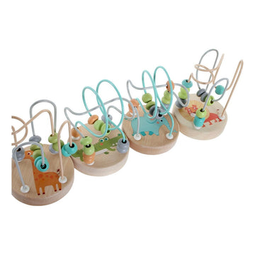 Buntes Holzspielzeug mit Tiermotiven und Perlen von DKD Home Decor - homely Family Shop