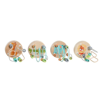 Buntes Holzspielzeug mit Tiermotiven und Perlen von DKD Home Decor - homely Family Shop