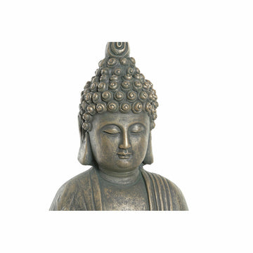 Moderne Buddha Figur in Dunkelgrau und Gold - homely Family Shop