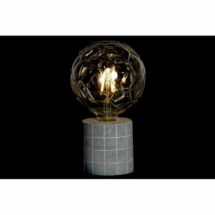 DKD Home Decor Tischlampe mit Zementfuß und Fußball-Lampenschirm - homely Family Shop