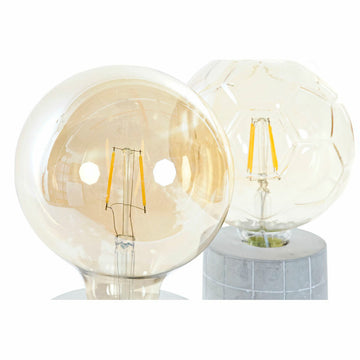 DKD Home Tischlampen mit Zementfuß, weiß/gold Optik - homely Family Shop