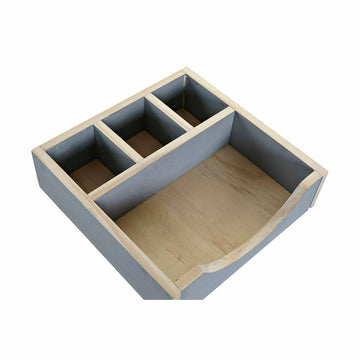 DKD Home Decor Holz Schreibtisch Organizer mit Fächern - homely Family Shop