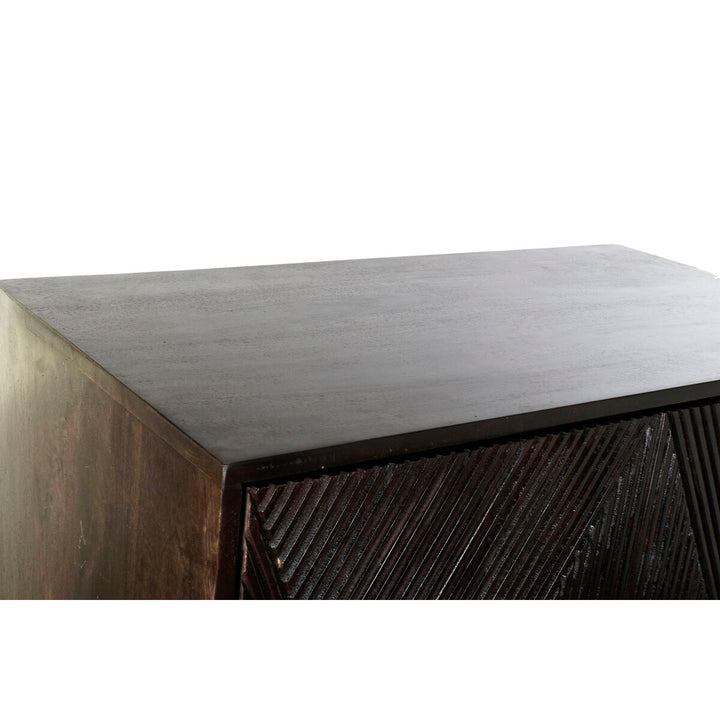 DKD Anrichte aus Mangoholz mit geometrischem Muster - homely Family Shop