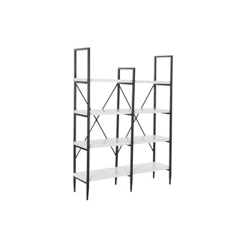 Schwarzes Regal DKD Home Decor mit vier weissen MDF Regalen - homely Family Shop
