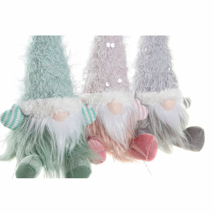 DKD Home Decor Polyester Figuren, 3er-Set, weiche Zwerge - homely Family Shop