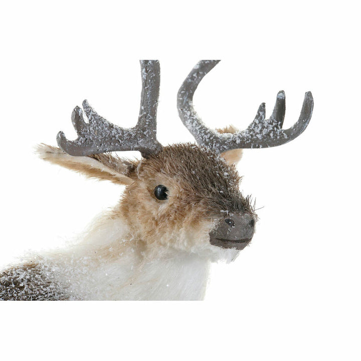 Nahaufnahme Deko-Figur Hirsch mit Geweih aus Schaumstoff - Homely Family Shop