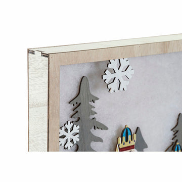 Holz Nussknacker Wanddekoration mit MDF Rahmen - DKD Home Decor