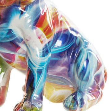 Nahaufnahme bunte Hunde Deko Figur von DKD Home Decor - homely Family Shop