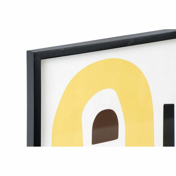 Abstraktes DKD Home Dekor Bild mit Rahmen und skandinavisch Design - homely Family Shop