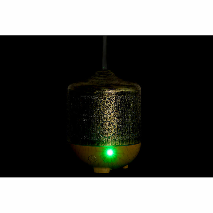 Goldener Aroma Diffusor mit LED-Licht. Luftbefeuchter für Zuhause von DKD Home Decor.