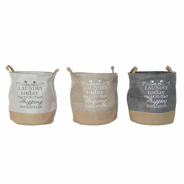 DKD Home Decor Körbe aus Polyester in Beige, Grau und Hellbraun - homely Family Shop