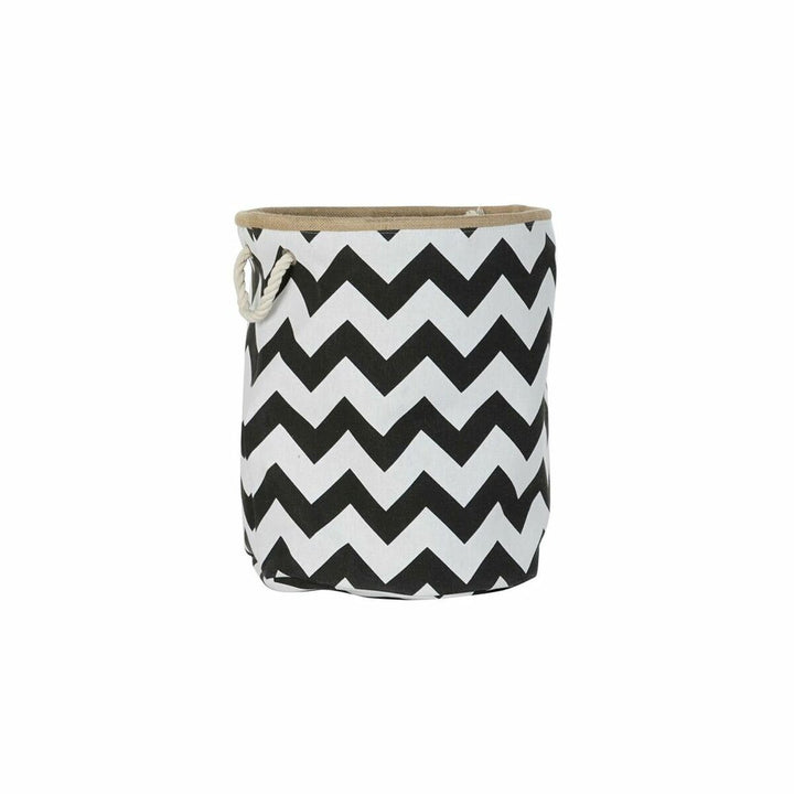 DKD Home Decor Korb mit Zick-Zack Muster und Jute Details - homely Family Shop