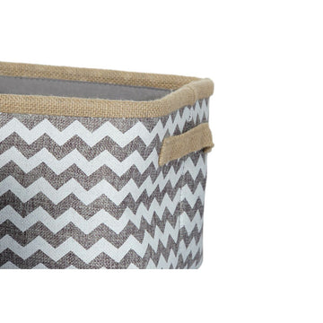 DKD Home Korb mit Zickzackmuster und Jute - homely Family Shop