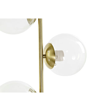 DKD Home Stehlampe mit Kristall-Kugeln und goldenem Metall - homely Family Shop