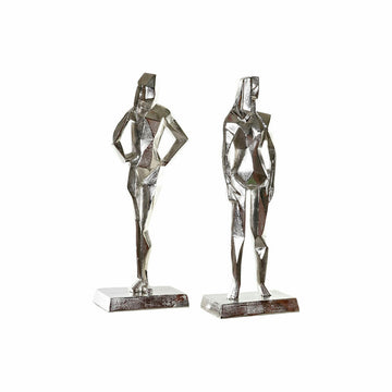 DKD Home Decor: Silberfarbene Deko-Figuren im geometrischen Design - homely Family Shop