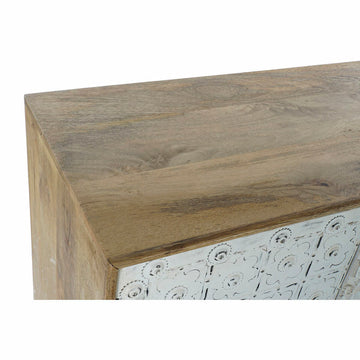 DKD Home Dekor Anrichte aus Mango Holz mit weißem Metall - homely Family Shop
