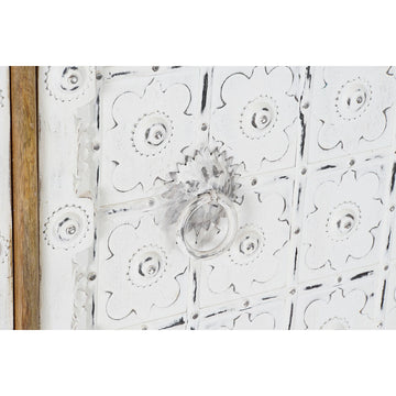 Detail Anrichte aus Mango-Holz mit floralen Mustern - homely Family Shop