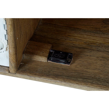 Detailansicht Anrichte aus Mangoholz mit Schloss - DKD Home Decor Familienshop