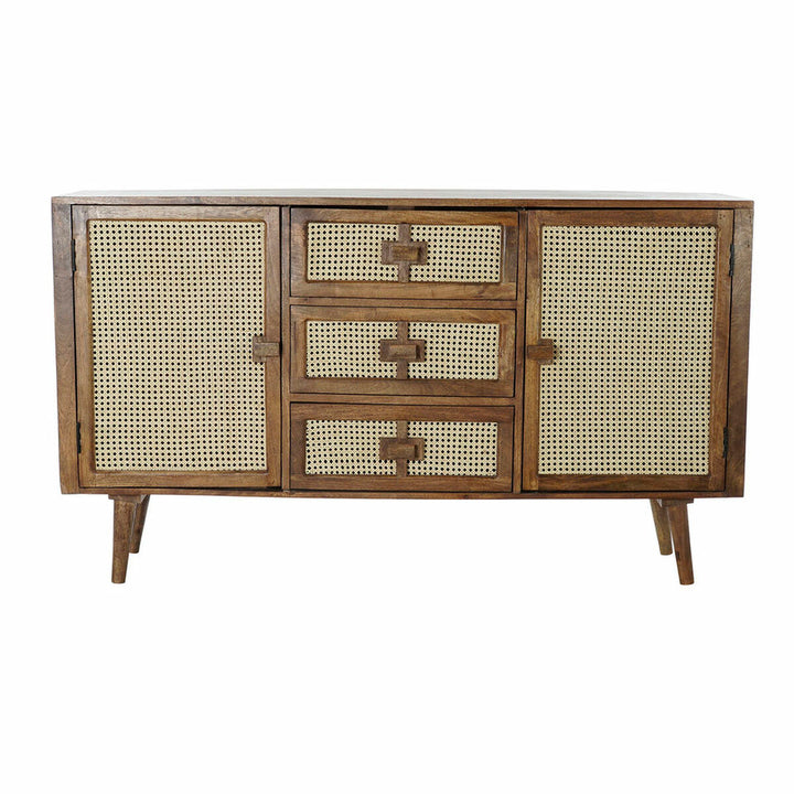 DKD Home Anrichte aus Mango-Holz und Rattan Details - homely Family Shop
