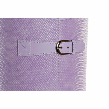 Detailaufnahme lila Regenschirmständer mit Gürtel - Homely Family Shop