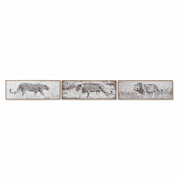 DKD Home Dekor Bild mit Dschungel Katzen Motiven im Kolonialstil - homely Family Shop