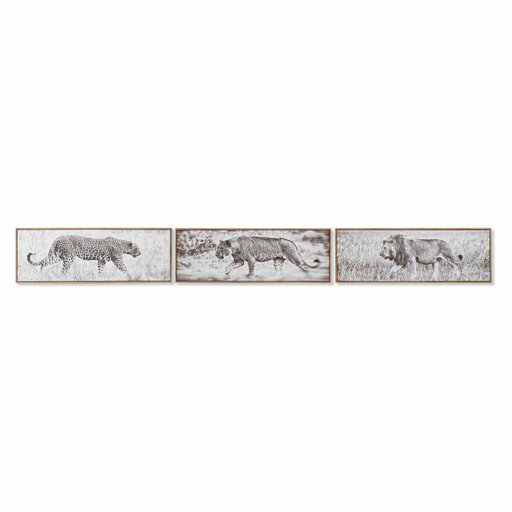 DKD Home Dekor Bild mit Dschungel Katzen Motiven im Kolonialstil - homely Family Shop