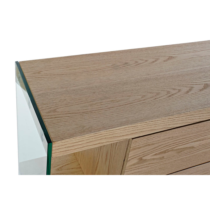 DKD Home Anrichte mit Holz und Kristall Details - homely Family Shop