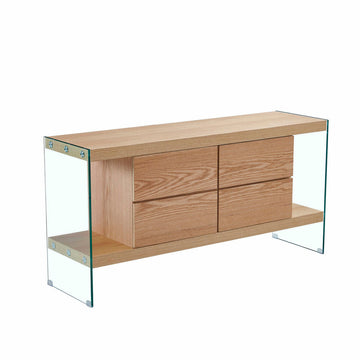 DKD Home Decor Anrichte mit Kristall und Holz Schubladen. - homely Family Shop