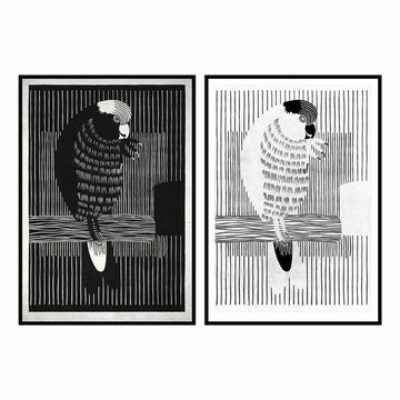 DKD Home Decor Papagei Bild, moderne Kunst - homely Family Shop
