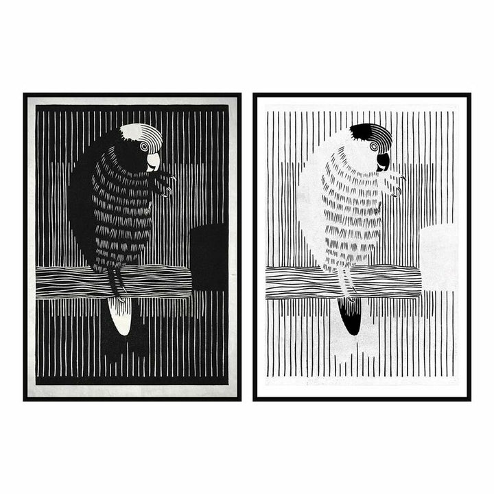 DKD Home Decor Papagei Bild, moderne Kunst - homely Family Shop