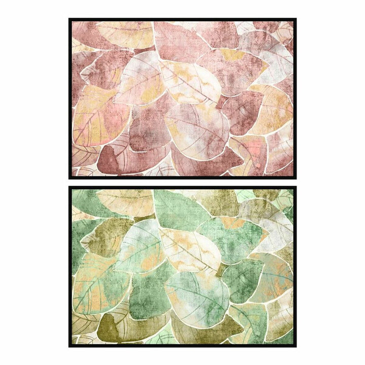 DKD Home Decor Bild mit Pflanzenblatt Design, traditionell. - homely Family Shop