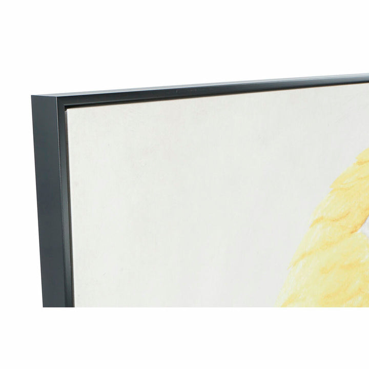 Grauer Rahmen, tropischer Papagei Bild von DKD Home Decor - homely Family Shop