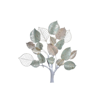 DKD Home Wanddeko im Shabby Chic Stil mit goldenen Blätterdetails - homely Family Shop