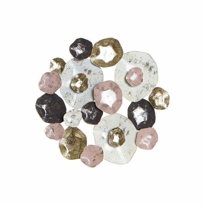 DKD Home Wanddeko aus Metall in Schwarz, Rosa, Gold und Weiß - homely Family Shop