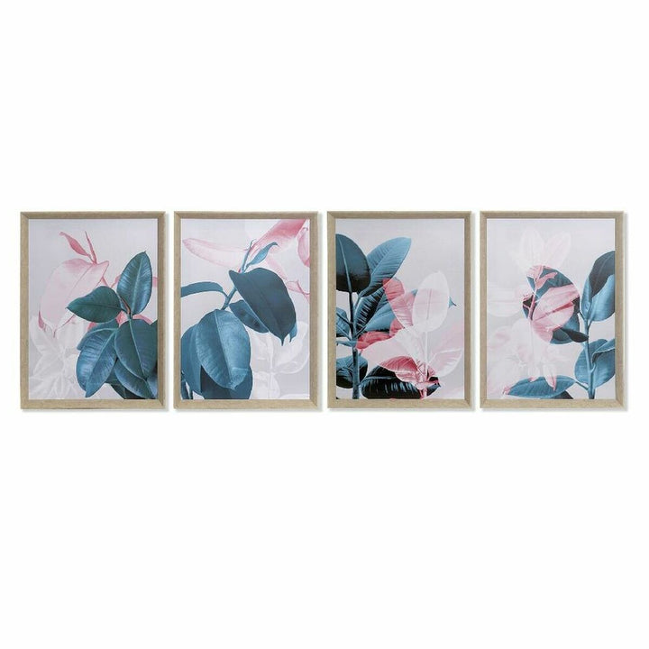 DKD Home Decor tropische Pflanzenblätter mit Rahmen - homely Family Shop