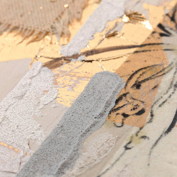 Detail abstraktes Bild mit Goldakzenten DKD Home Decor - homely Family Shop