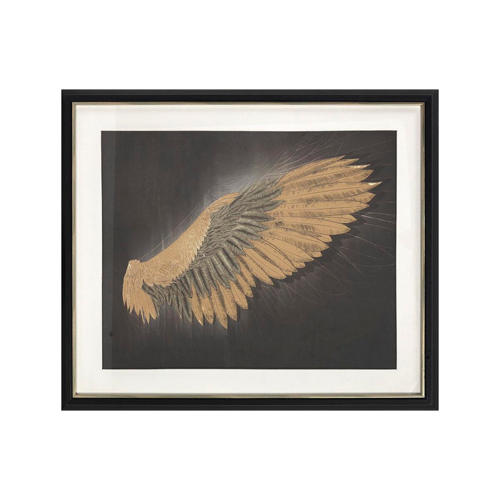 Neoklassisches Bild mit goldenem Flügel Detail - DKD Home Decor Family Shop