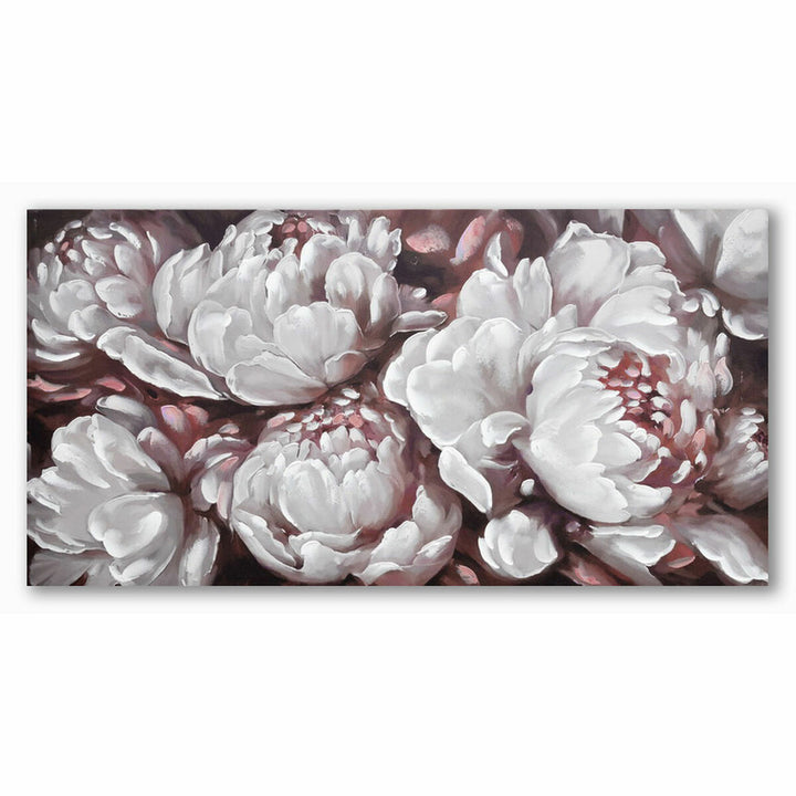 Romantisches Blumen Bild von DKD Home Decor mit rosa Pfingstrosen - homely Family Shop