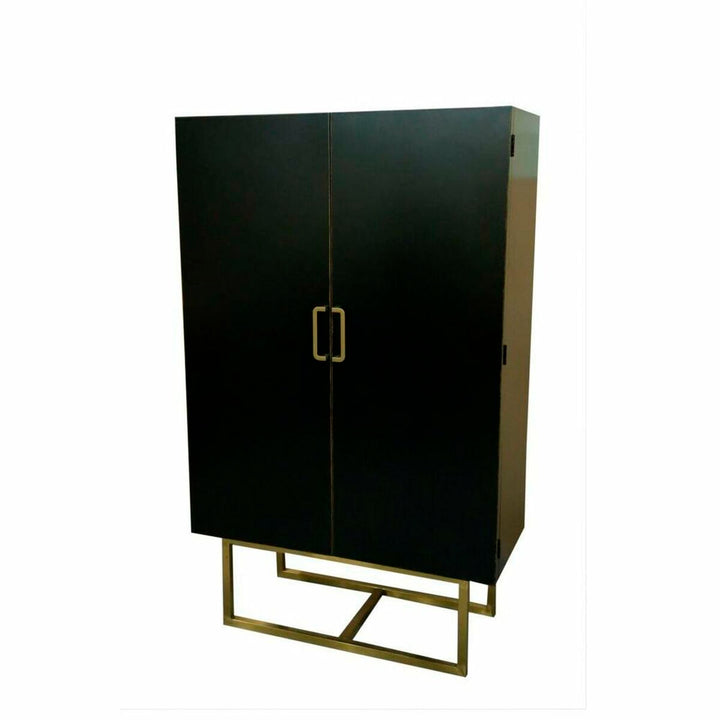 Schwarzer DKD Home Dekor Schrank mit Metall Details - homely Family Shop