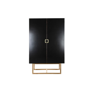 Schwarzer DKD Home Dekor Schrank aus Pappel und Metall - homely Family Shop